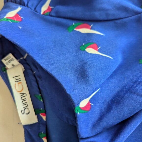 Cap Sleeved Bird Shirt - Picture 2 of 3